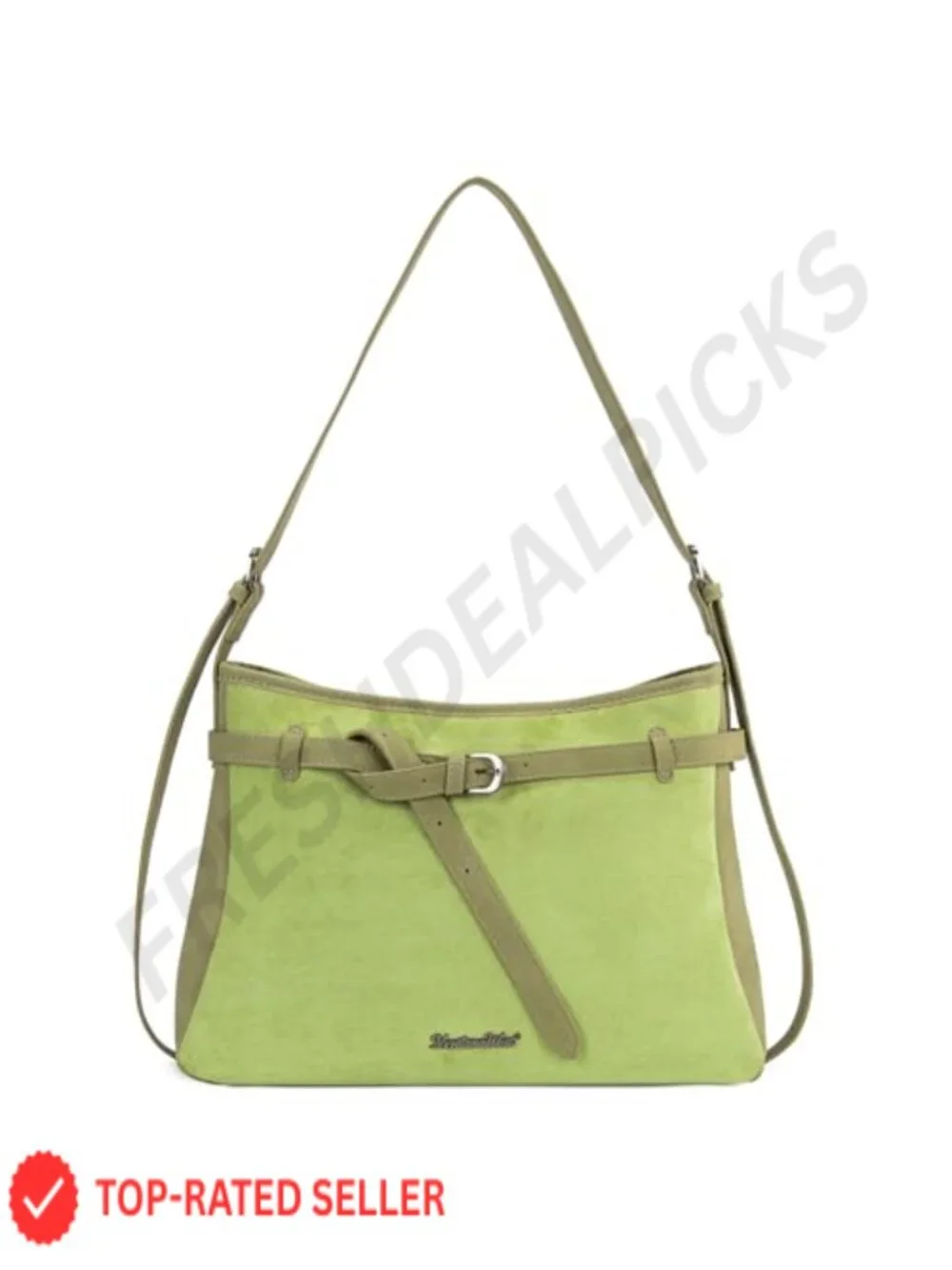 Montana West Suede Faux Suede Slouchy Hobo Shoulder Bag Adjustable Strap Work
